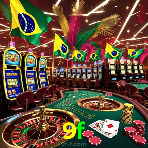 9f: Jogos de Mesa ao Vivo - Imersão Total, Slots - Grandes Prêmios, Roleta - Altas Chances